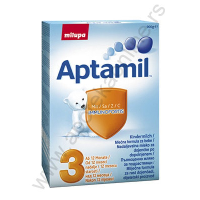MILUPA MLEKO APTAMIL 3 900g - Online Apoteka MILUPA MLEKO APTAMIL 3 900g
